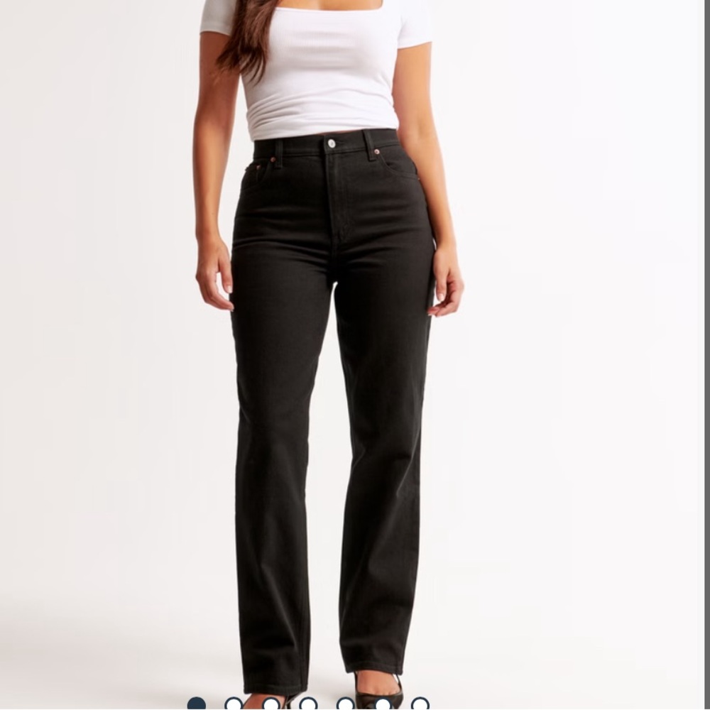 Black Abercrombie 90’s Straight Jean